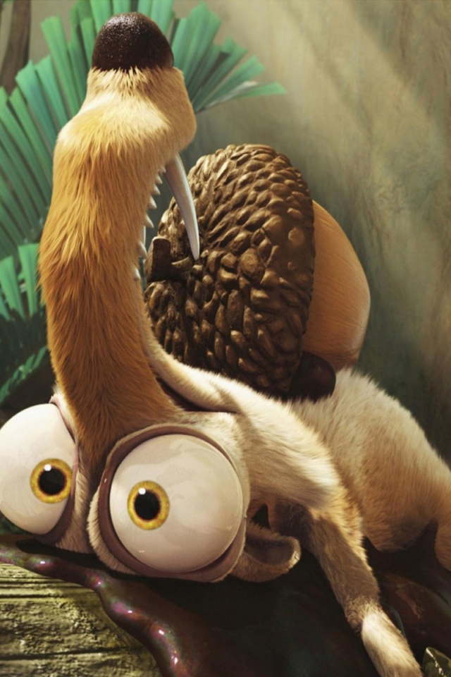 Das Ice Age Scrat Wallpaper 640x960