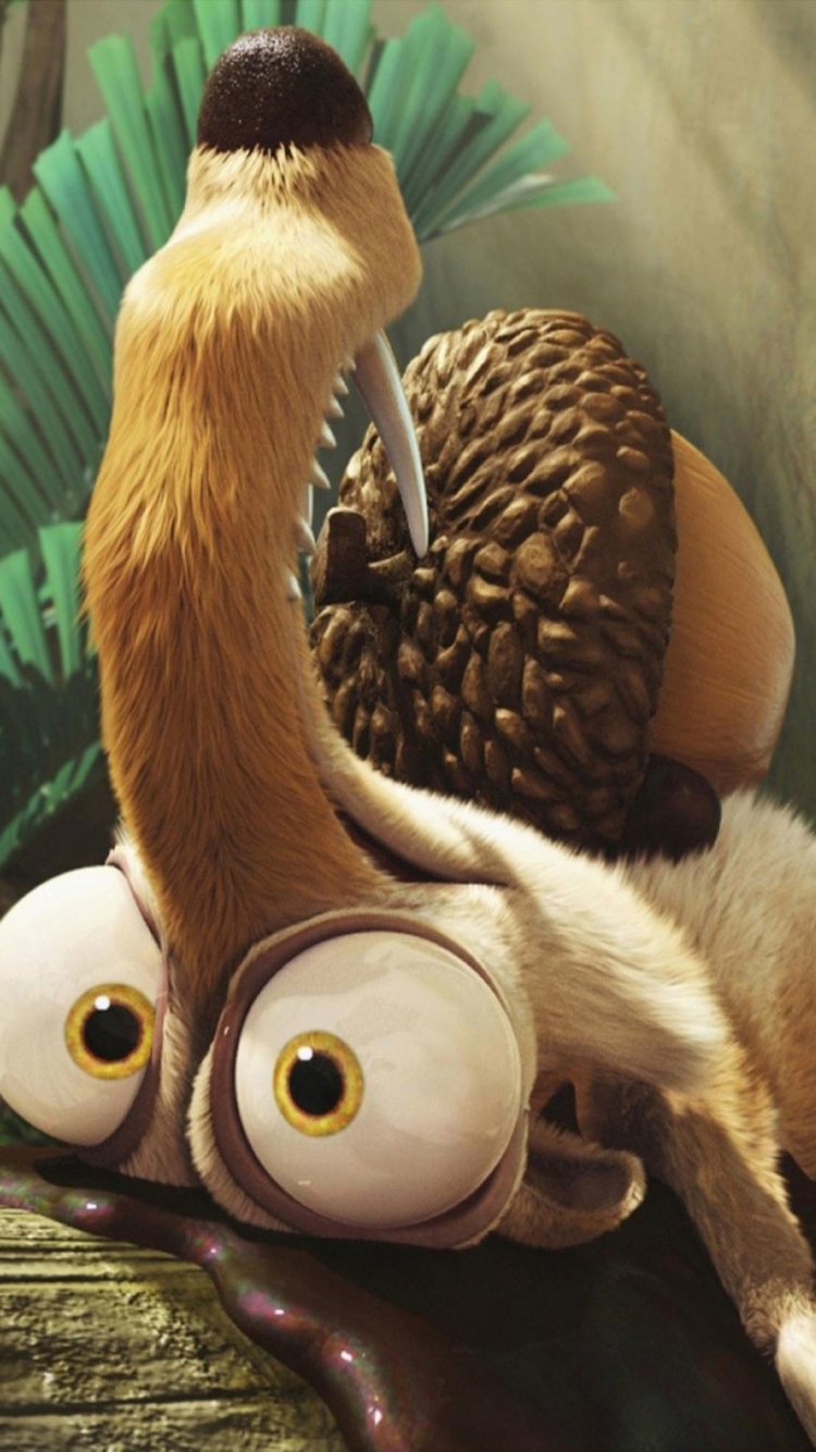 Ice Age Scrat wallpaper 750x1334