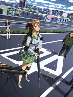 Fondo de pantalla Highschool of The Dead 240x320