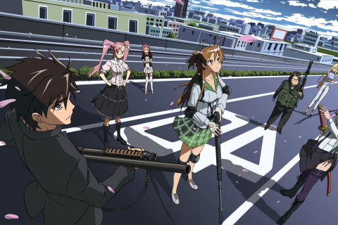 Screenshot №1 pro téma Highschool of The Dead 480x320