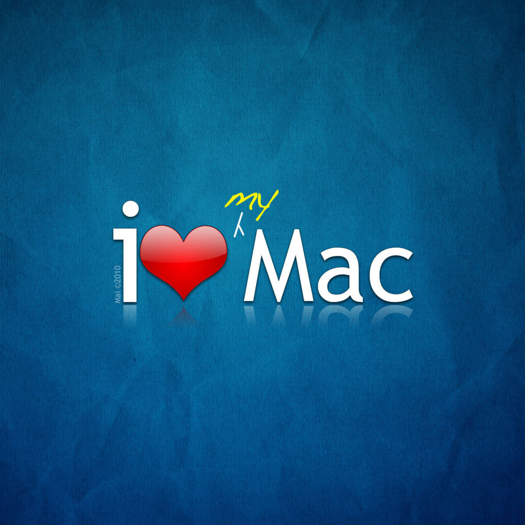 Das I love Mac Wallpaper 2048x2048
