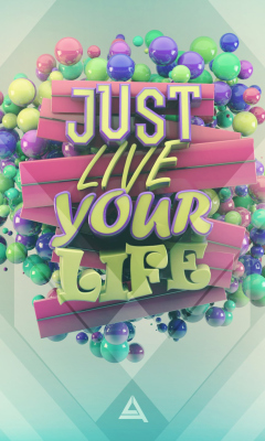 Screenshot №1 pro téma Live Your Life 240x400