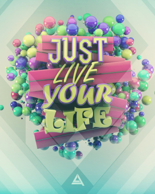 Live Your Life - Obrázkek zdarma pro 768x1280