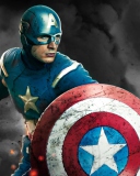Das Captain America - The Avengers 2012 Wallpaper 128x160