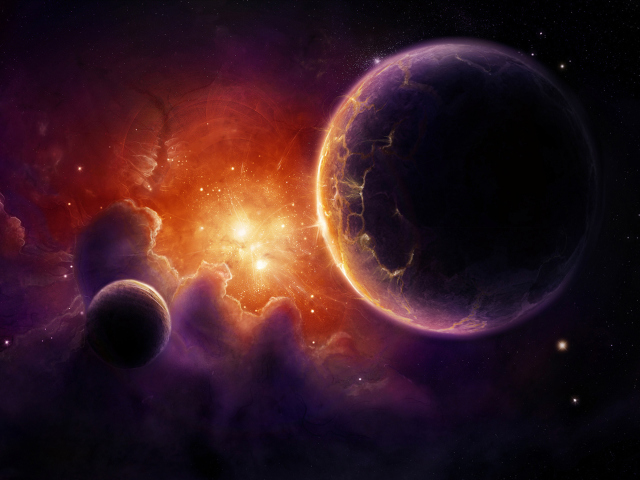 Das Nebula Wallpaper 640x480