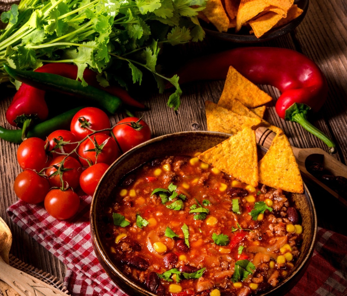 Sfondi Chilli Mexican Carne 1200x1024