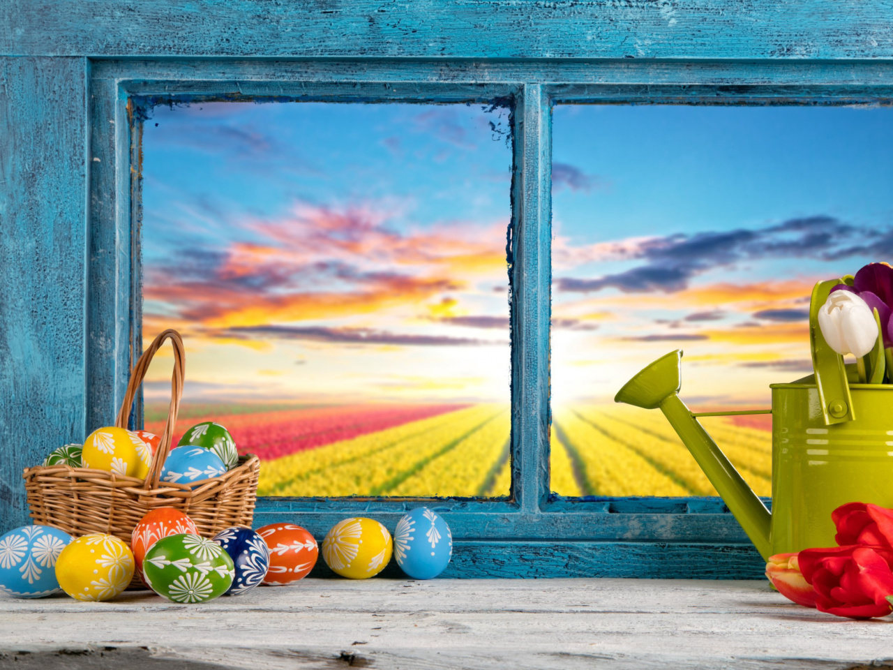 Das Easter still life Wallpaper 1280x960