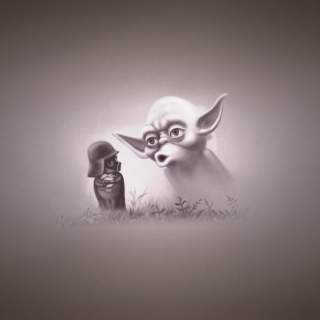 Darth Vader In The Fog - Obrázkek zdarma pro iPad Air