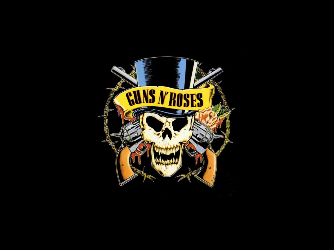 Fondo de pantalla Guns'n'roses Logo 1152x864