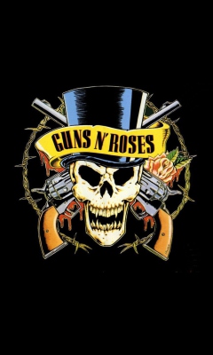 Screenshot №1 pro téma Guns'n'roses Logo 240x400