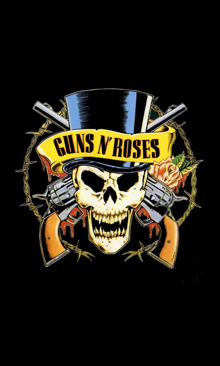 Screenshot №1 pro téma Guns'n'roses Logo 768x1280