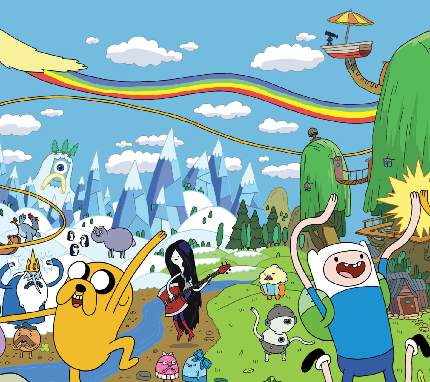 Screenshot №1 pro téma Adventure time 1440x1280