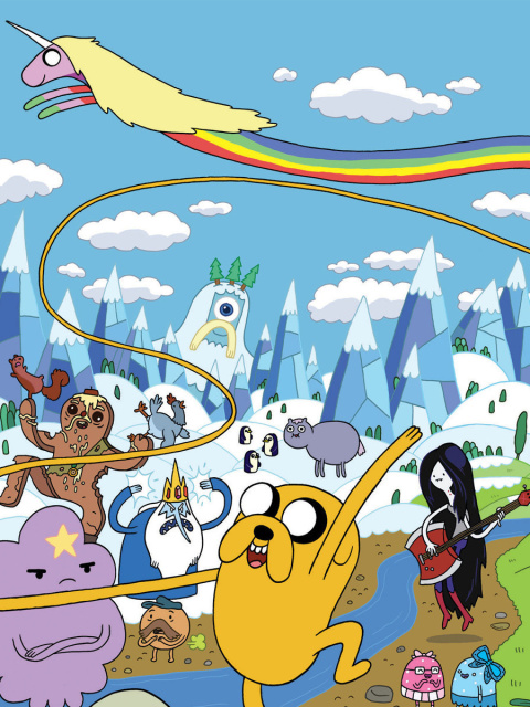 Fondo de pantalla Adventure time 480x640