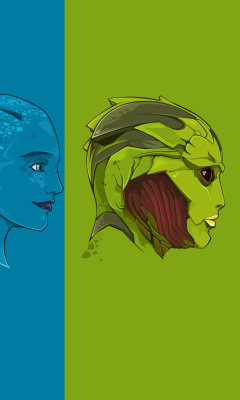 Sfondi Mass Effect Art 240x400