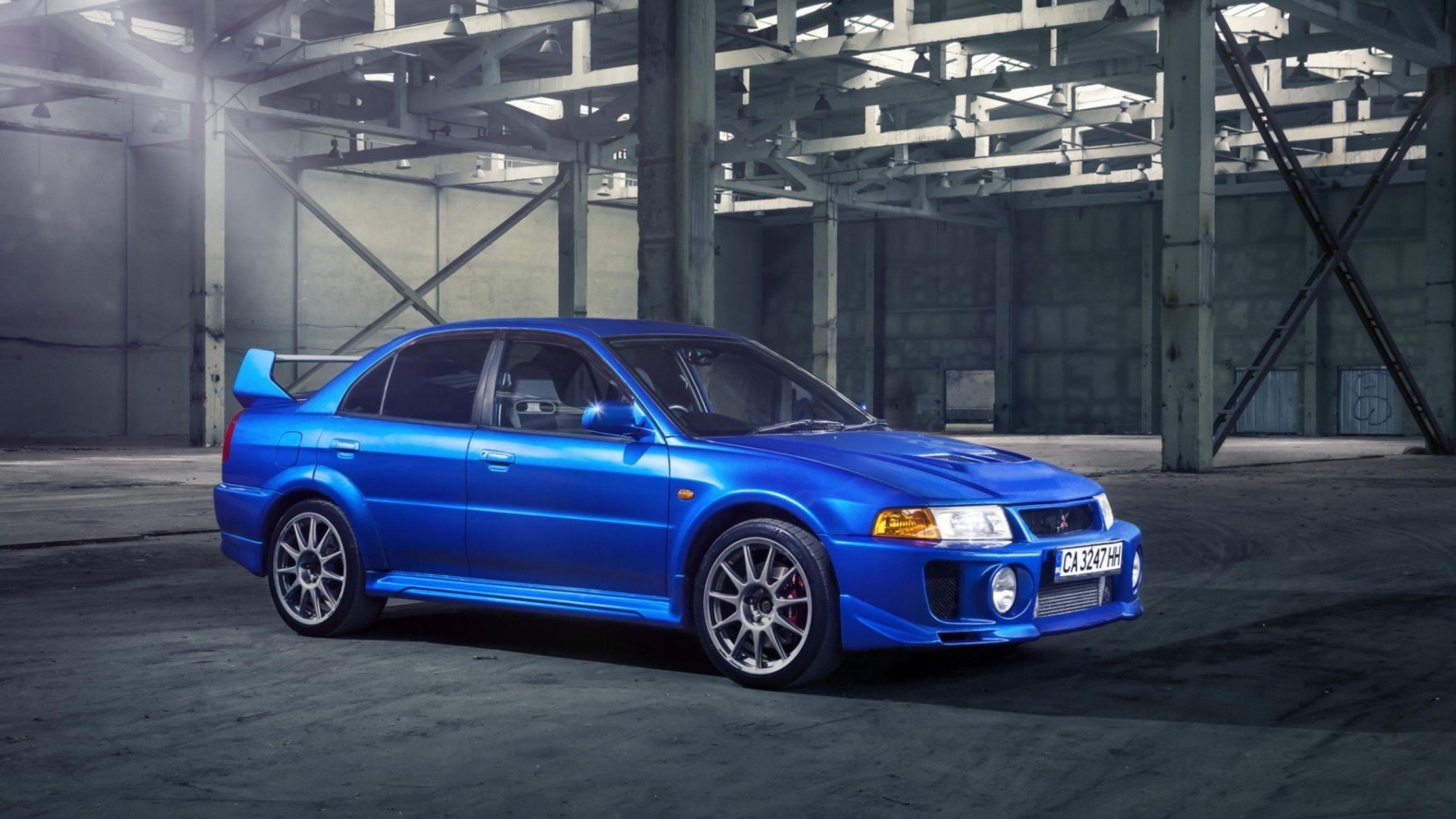 Обои Mitsubishi Lancer Evolution 6 1920x1080