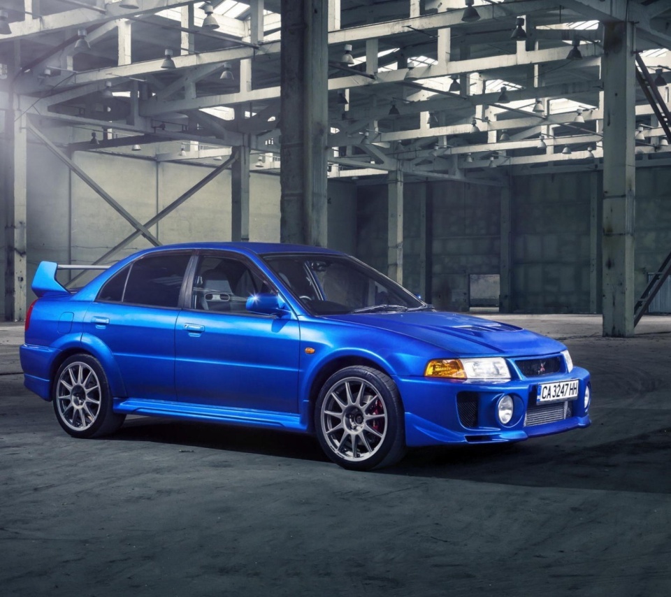 Das Mitsubishi Lancer Evolution 6 Wallpaper 960x854