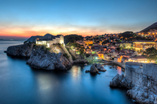 Dubrovnik - Croatia papel de parede para celular para Samsung P1000 Galaxy Tab