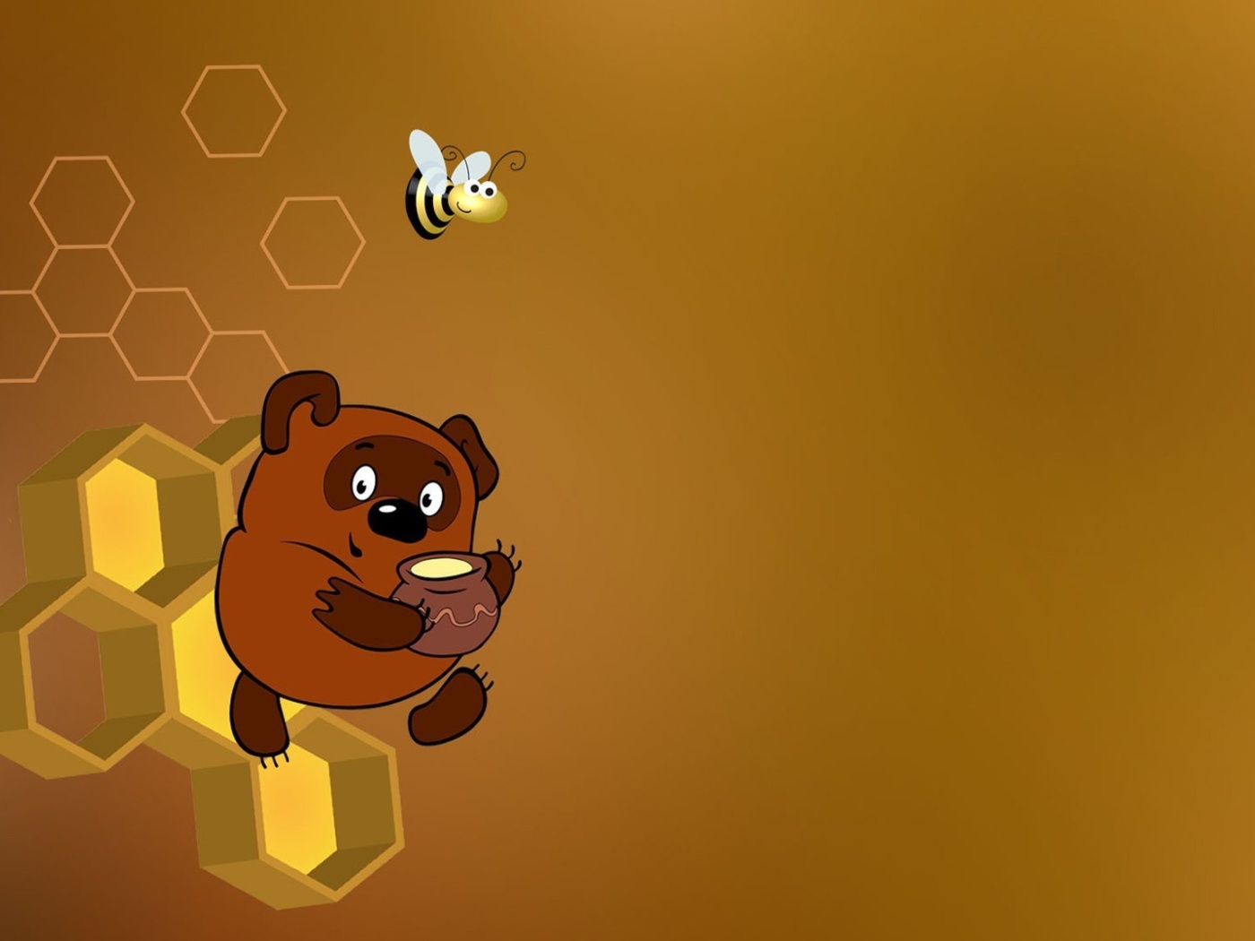 Обои Winnie the Pooh 1400x1050