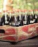 Sfondi Vintage Coca-Cola Bottles 128x160