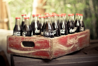 Vintage Coca-Cola Bottles - Obrázkek zdarma 