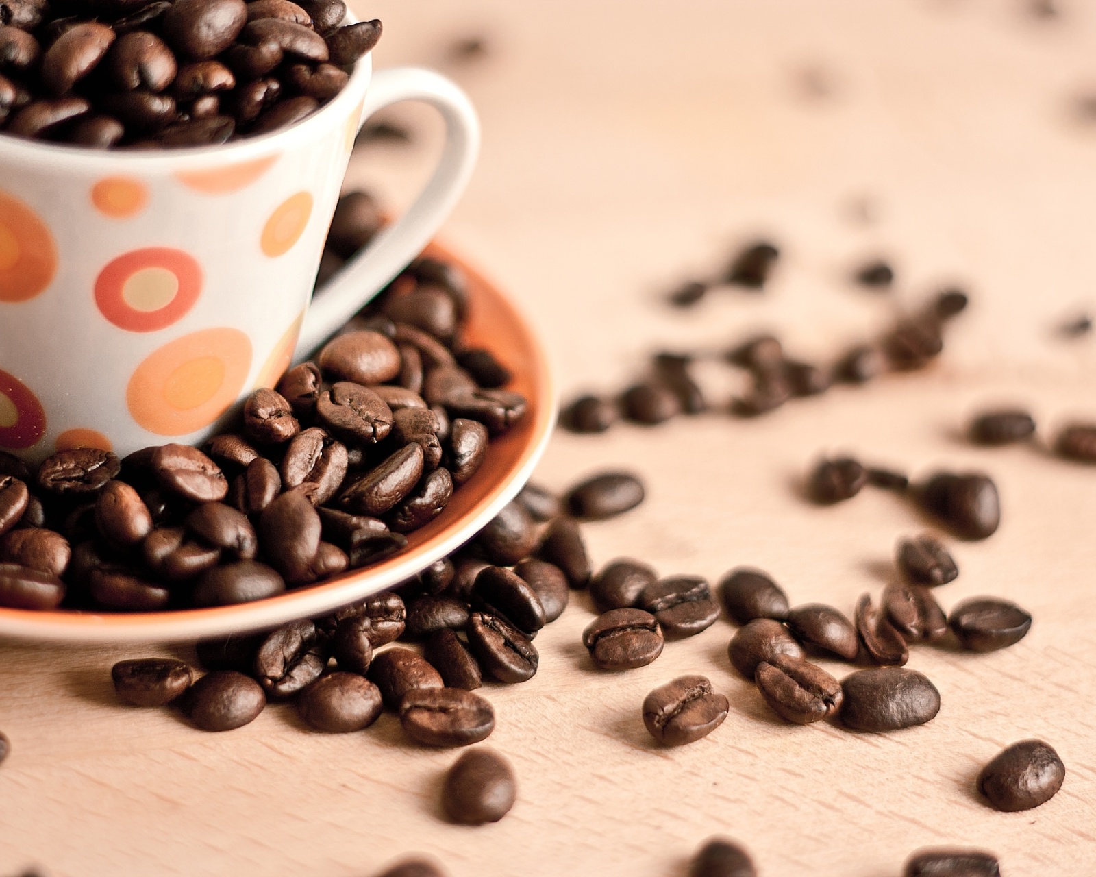 Coffee beans wallpaper 1600x1280