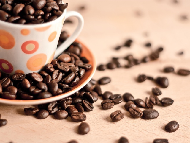Das Coffee beans Wallpaper 640x480
