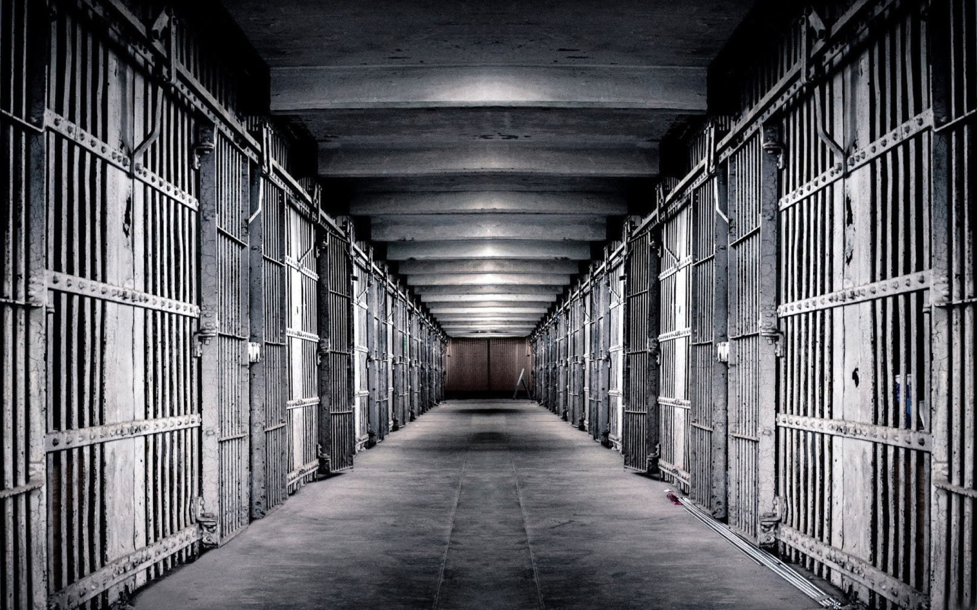 Inside in Alcatraz Prison wallpaper 1920x1200