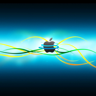 Kostenloses Apple Emblem Wallpaper für iPad Air
