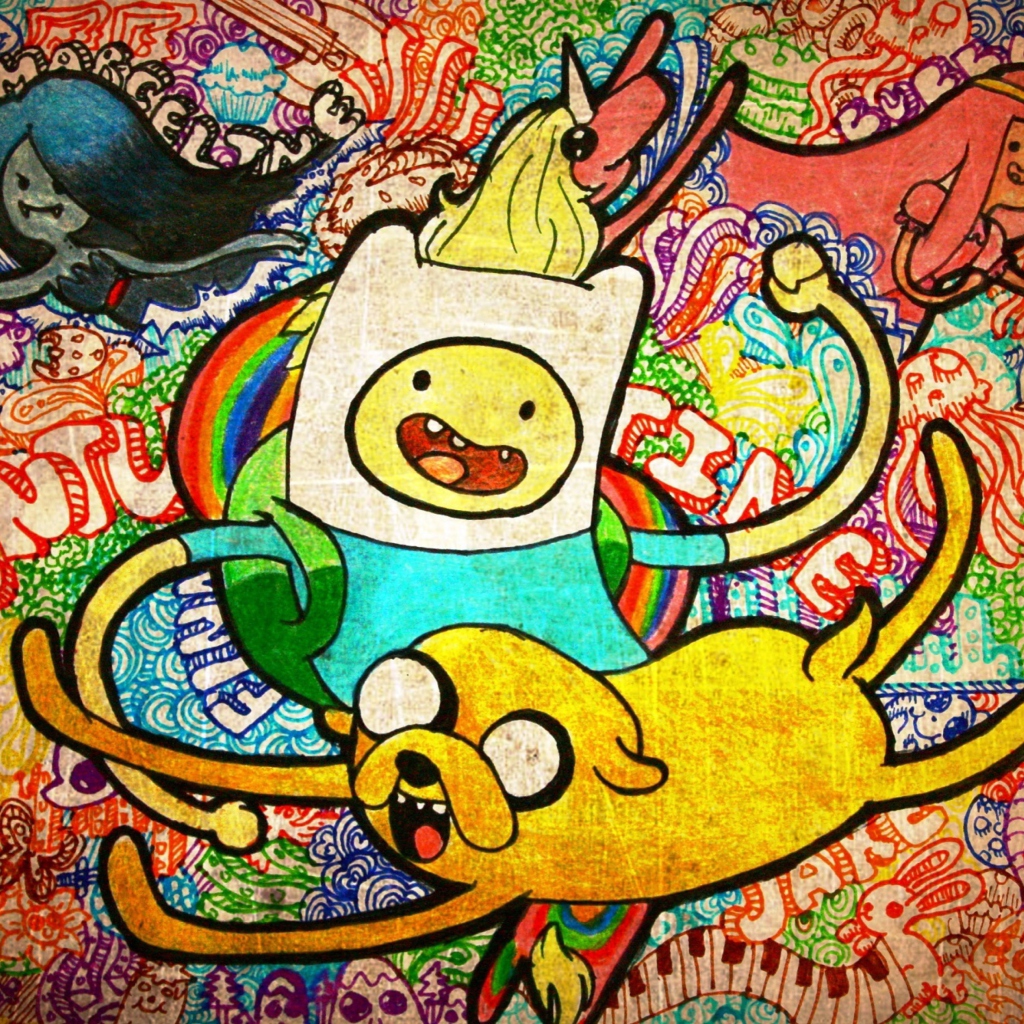 Обои Adventure Time Animation 1024x1024