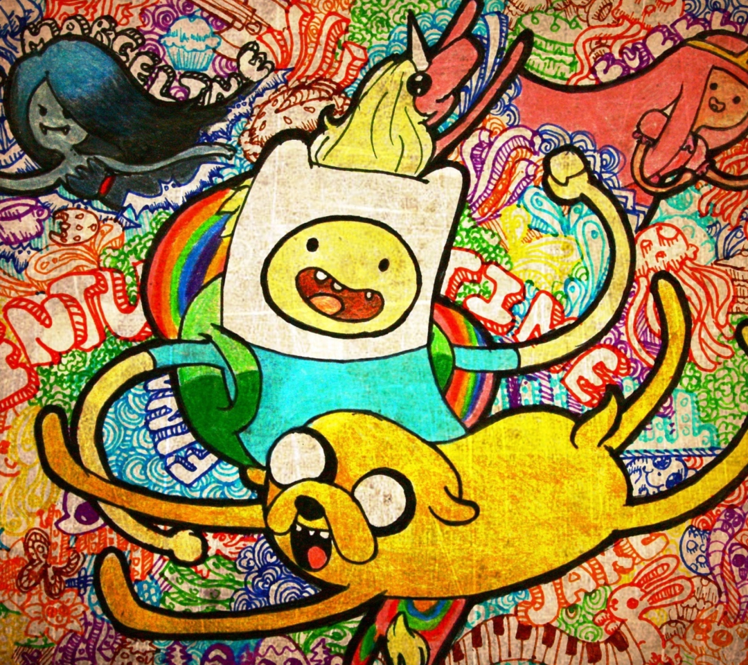 Das Adventure Time Animation Wallpaper 1080x960