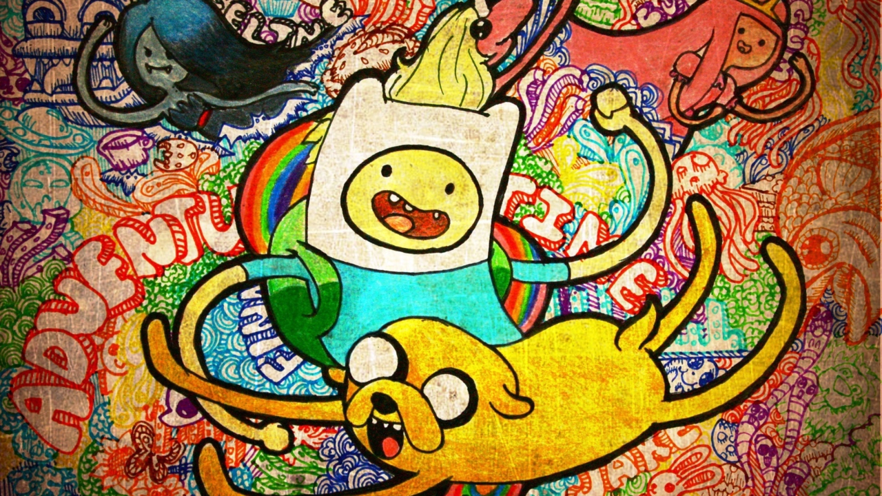 Adventure Time Animation wallpaper 1280x720