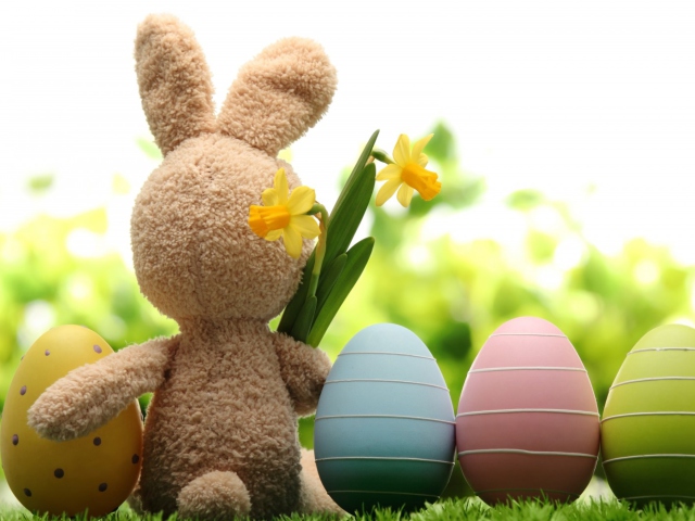 Обои Easter Rabbit 640x480