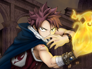 Screenshot №1 pro téma Natsu Dragneel, Fairy Tail 320x240