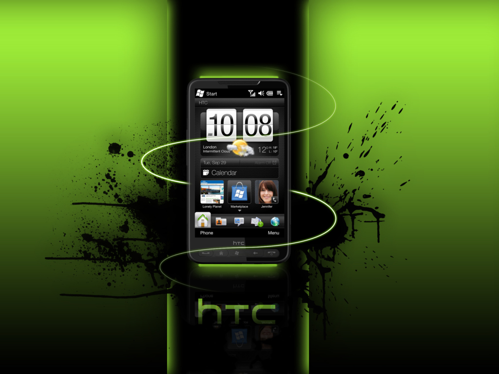 Das HTC HD Wallpaper 1024x768