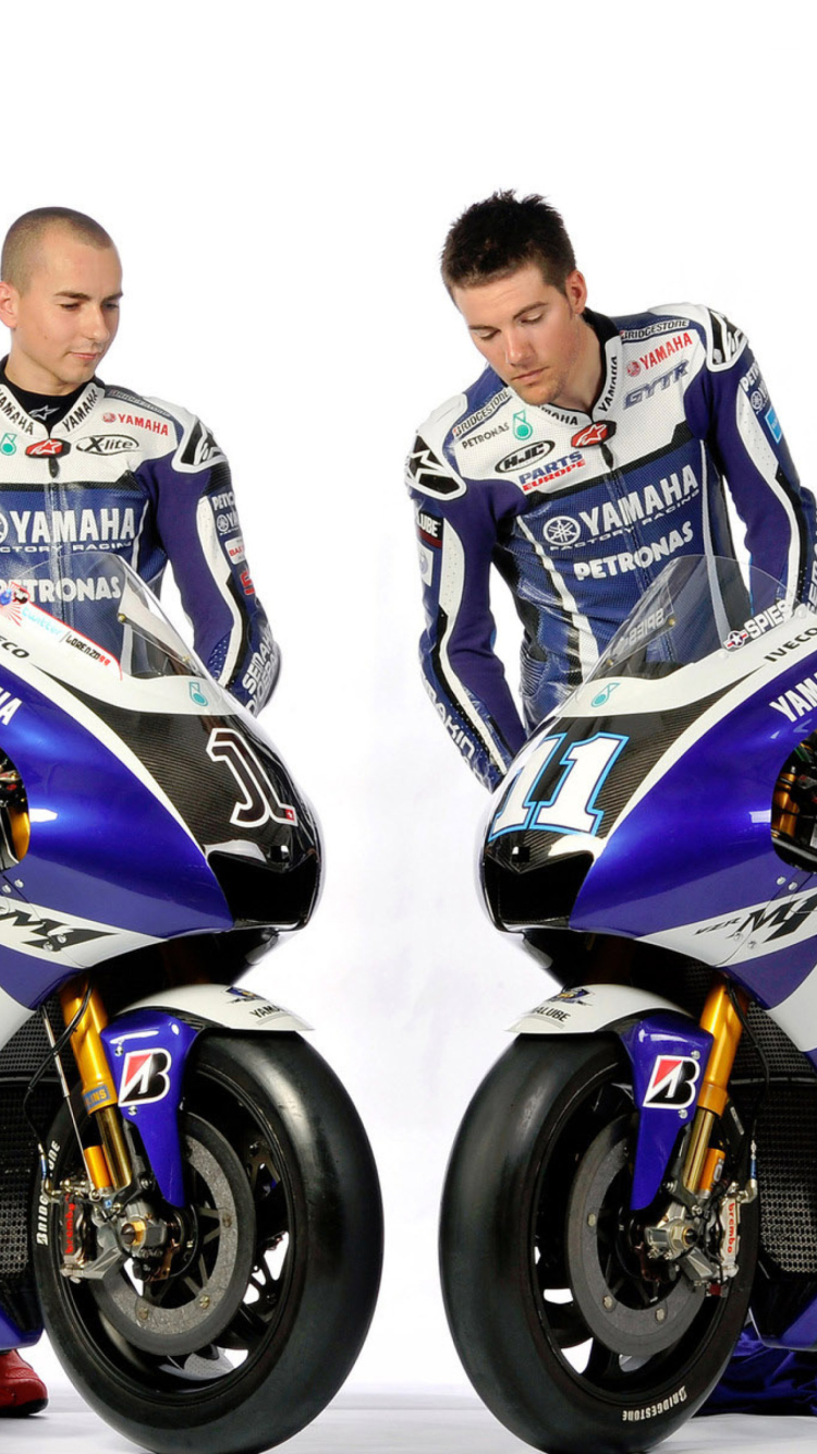 Screenshot №1 pro téma Jorge Lorenzo And Ben Spies 750x1334