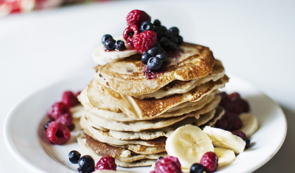 Screenshot №1 pro téma Pancakes With Sweet Berries 1024x600
