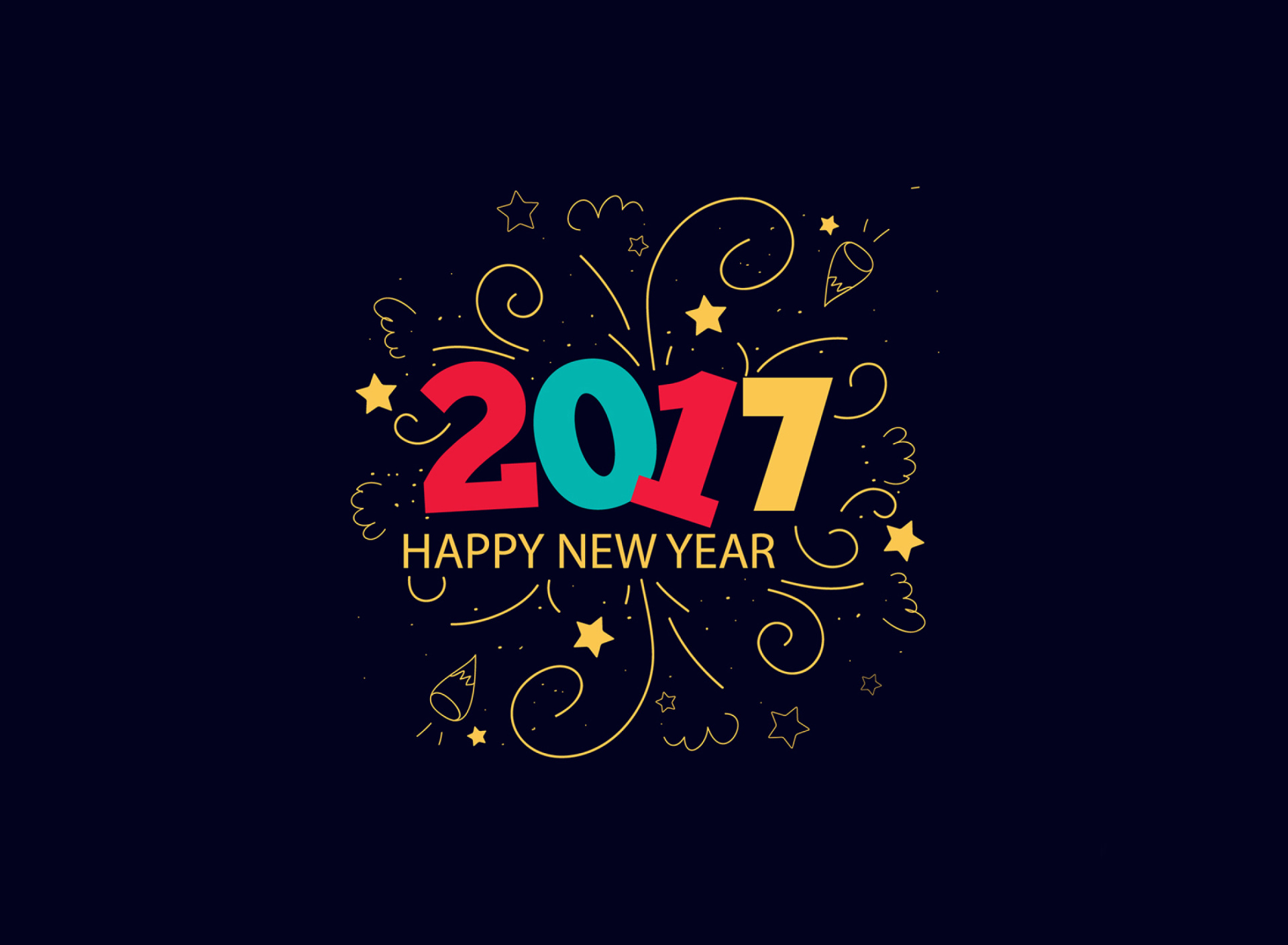 Das New Year 2017 Wallpaper 1920x1408
