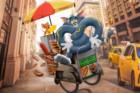 Tom a Jerry 2021 wallpaper 480x320