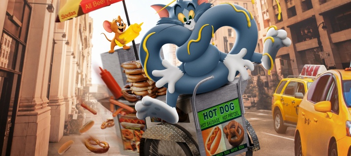 Обои Tom a Jerry 2021 720x320