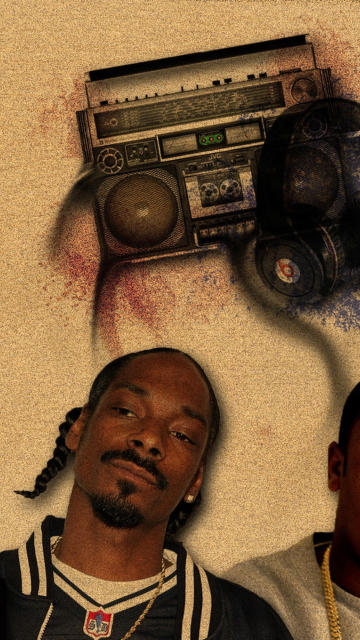 Обои Ice Cube, Snoop Dogg 360x640