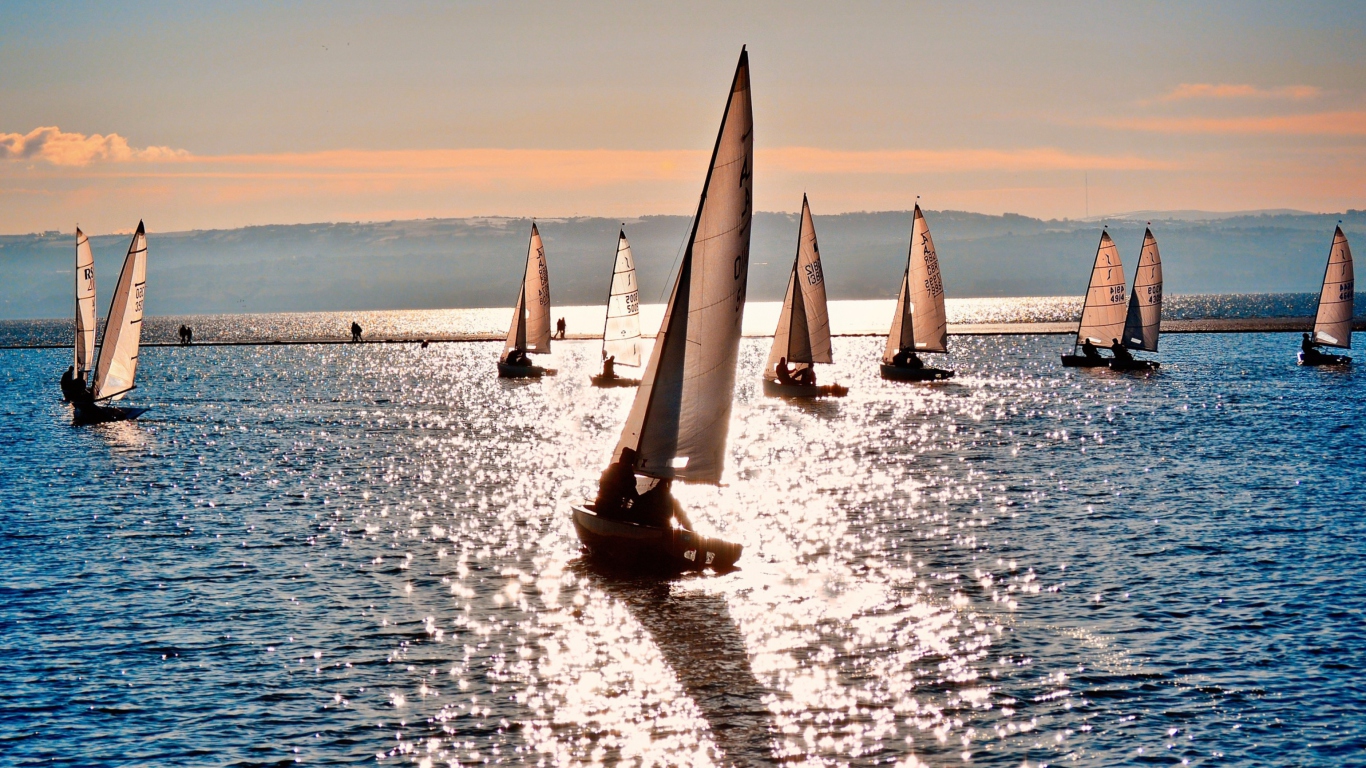 Screenshot №1 pro téma Sailing Boats 1366x768