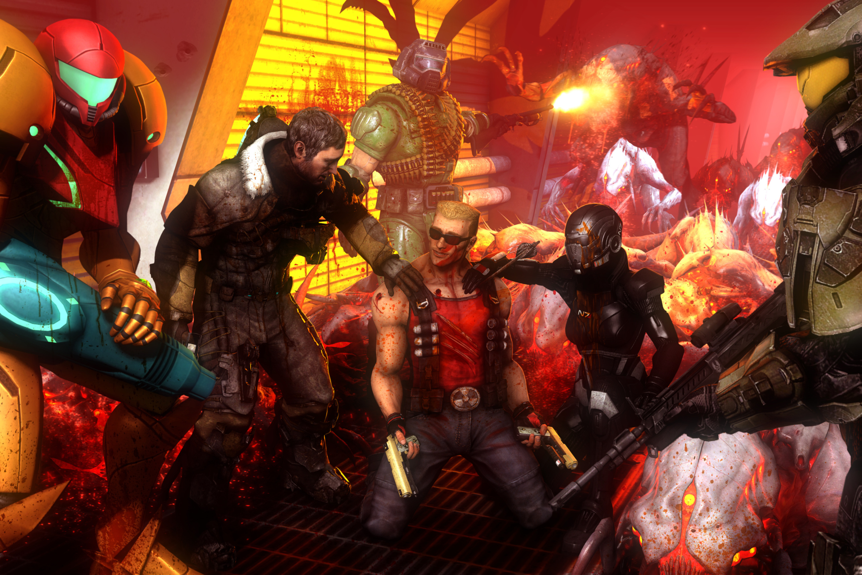 Fondo de pantalla Call of Duty Zombies 2880x1920