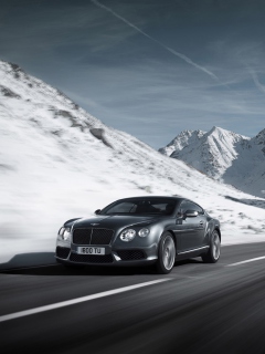 Screenshot №1 pro téma Bentley Continental V8 240x320
