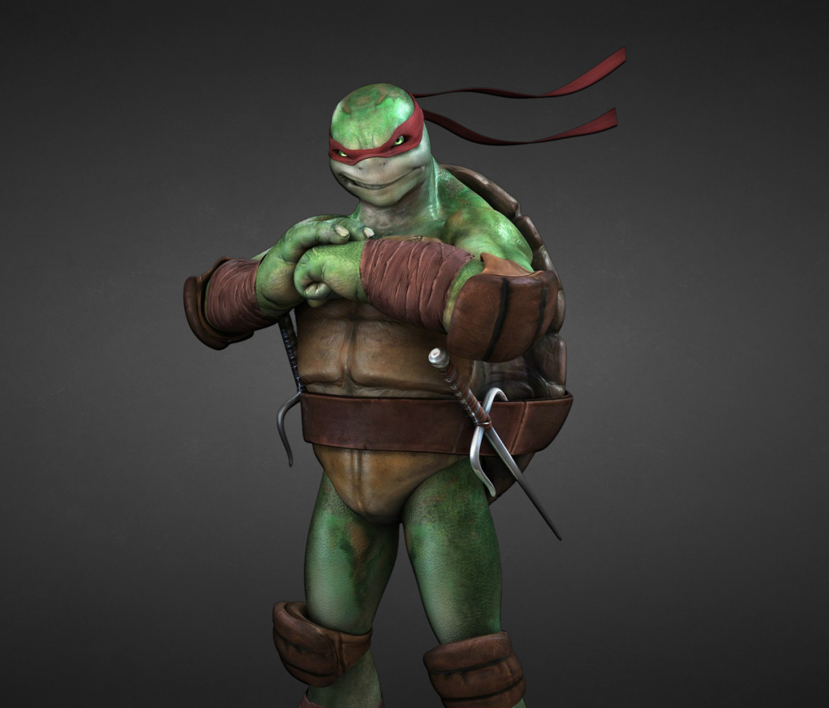 Screenshot №1 pro téma Raphael - Teenage Mutant inja Turtles 1200x1024