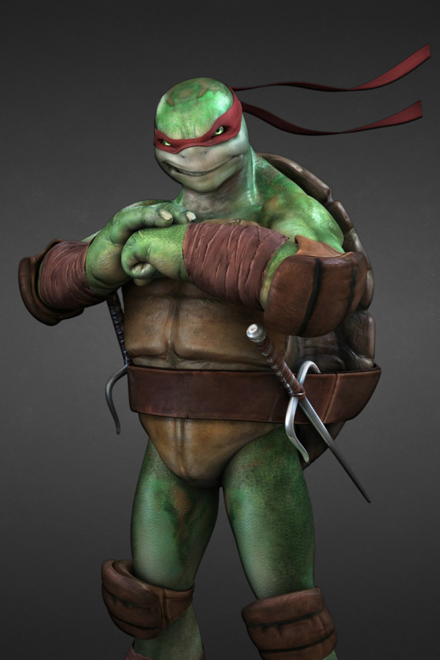 Screenshot №1 pro téma Raphael - Teenage Mutant inja Turtles 640x960