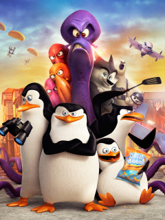 The Penguins of Madagascar 2014 wallpaper 240x320