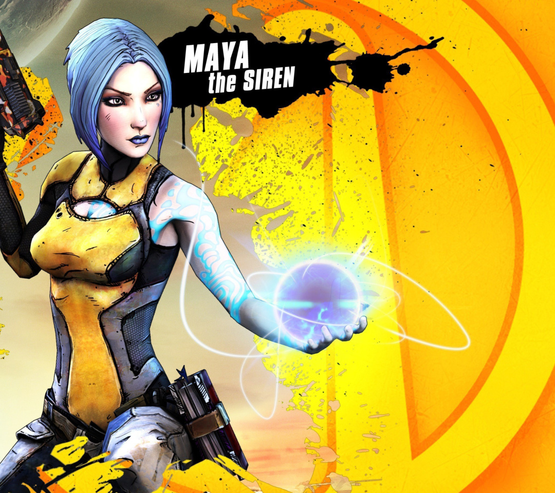 Fondo de pantalla Maya the Siren, Borderlands 2 1080x960