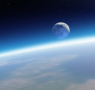 Earth And Moon - Obrázkek zdarma pro 1024x1024