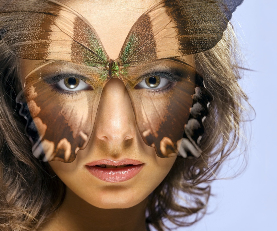 Fondo de pantalla Butterfly Mask 960x800