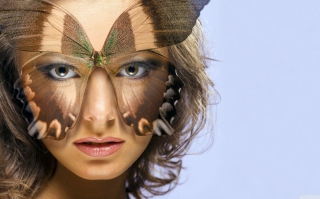 Butterfly Mask - Obrázkek zdarma pro Desktop Netbook 1024x600
